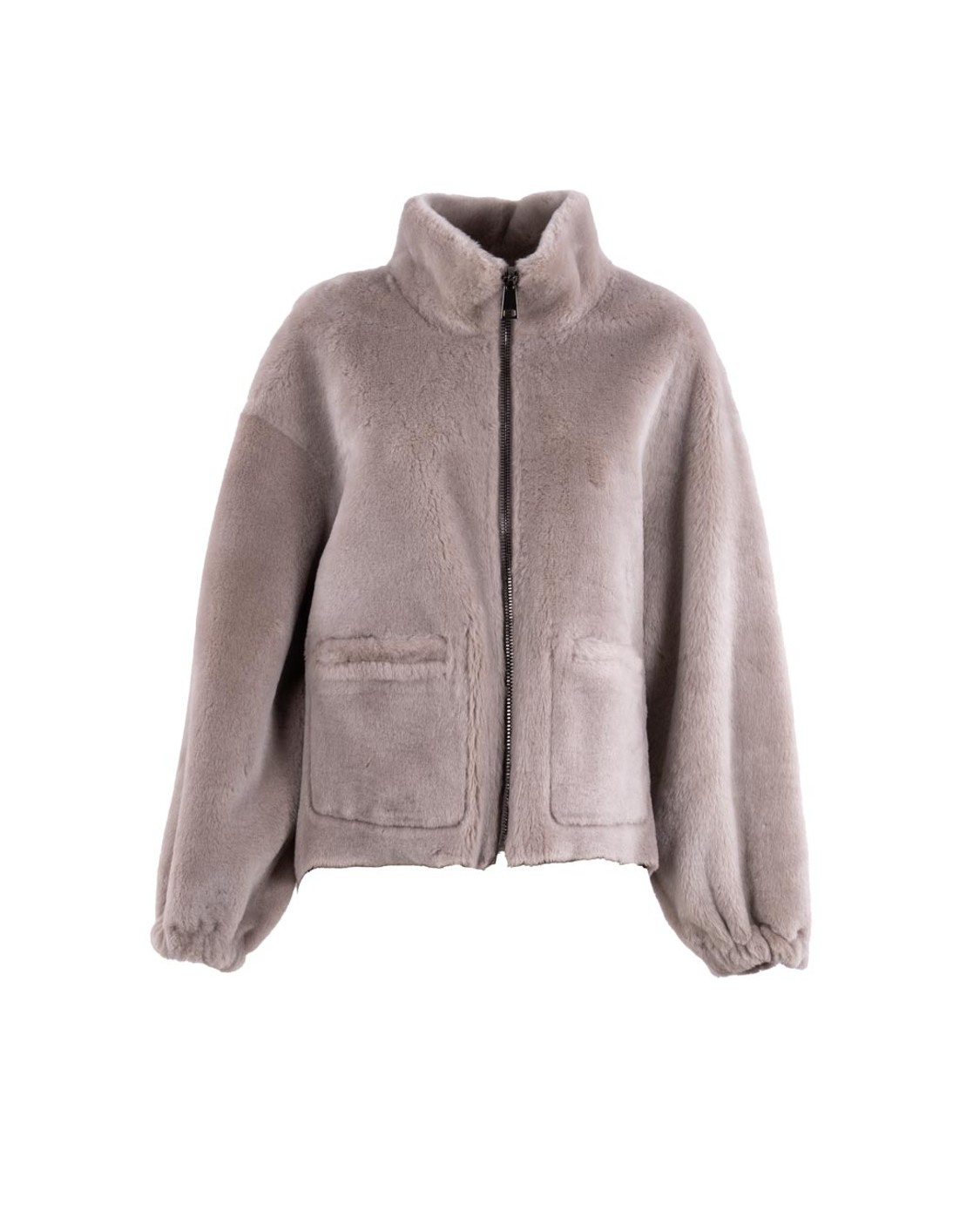 shop SIMONETTA RAVIZZA  Giacchetto: Bomber reversibile realizzato in shearling merino con chiusura zip. 
Composizione: 100% Shearling.
Fabbricato in Italia.. ISOBEL-088 number 4239272